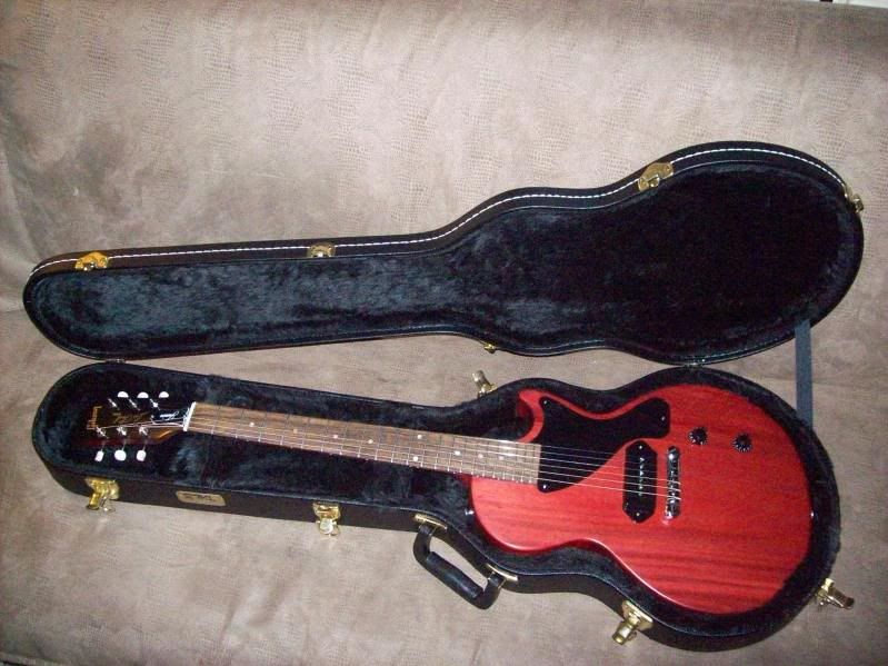 These are the TKL Les Pauk Junior Cases Electric Guitars Harmony